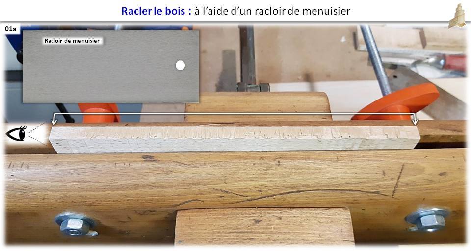Racler le bois avec un racloir de menuisier (DIY : Scraping wood with a  carpenter's scraper) – L'Atelier Bricolage d'un Compagnon du Bois